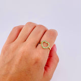 Anillo Silueta Corazón 1.65gr / T6 1/4 / Oro Amarillo 18K *