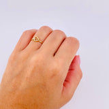 Anillo Corazón 1.2gr / T6 1/2 / Oro Amarillo 18K ©