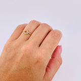 Anillo Corazón 1.15gr / T6 1/4 / Oro Amarillo 18K *