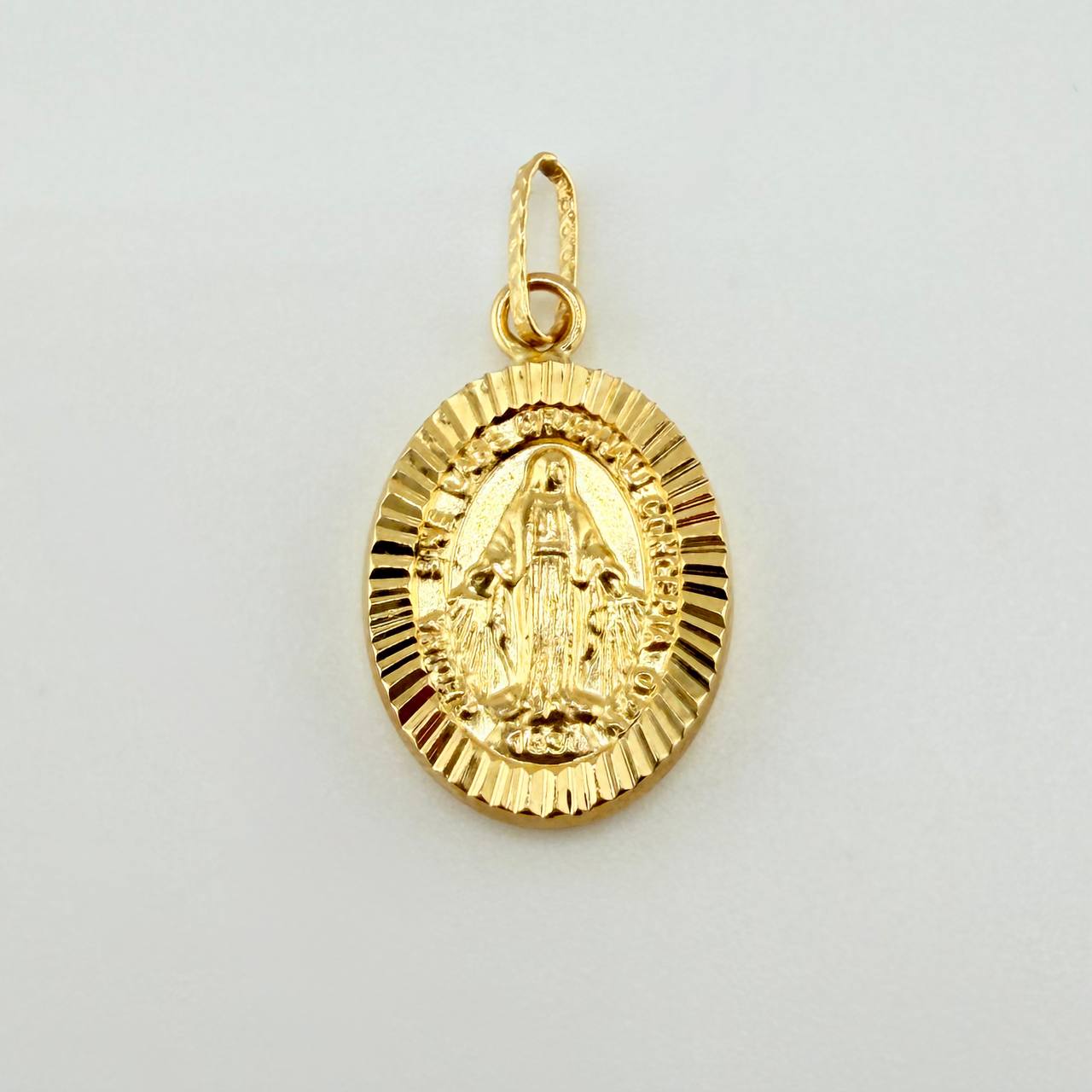 Dije Virgen Milagrosa 1.1gr / 1 in / Oro Amarillo 18K
