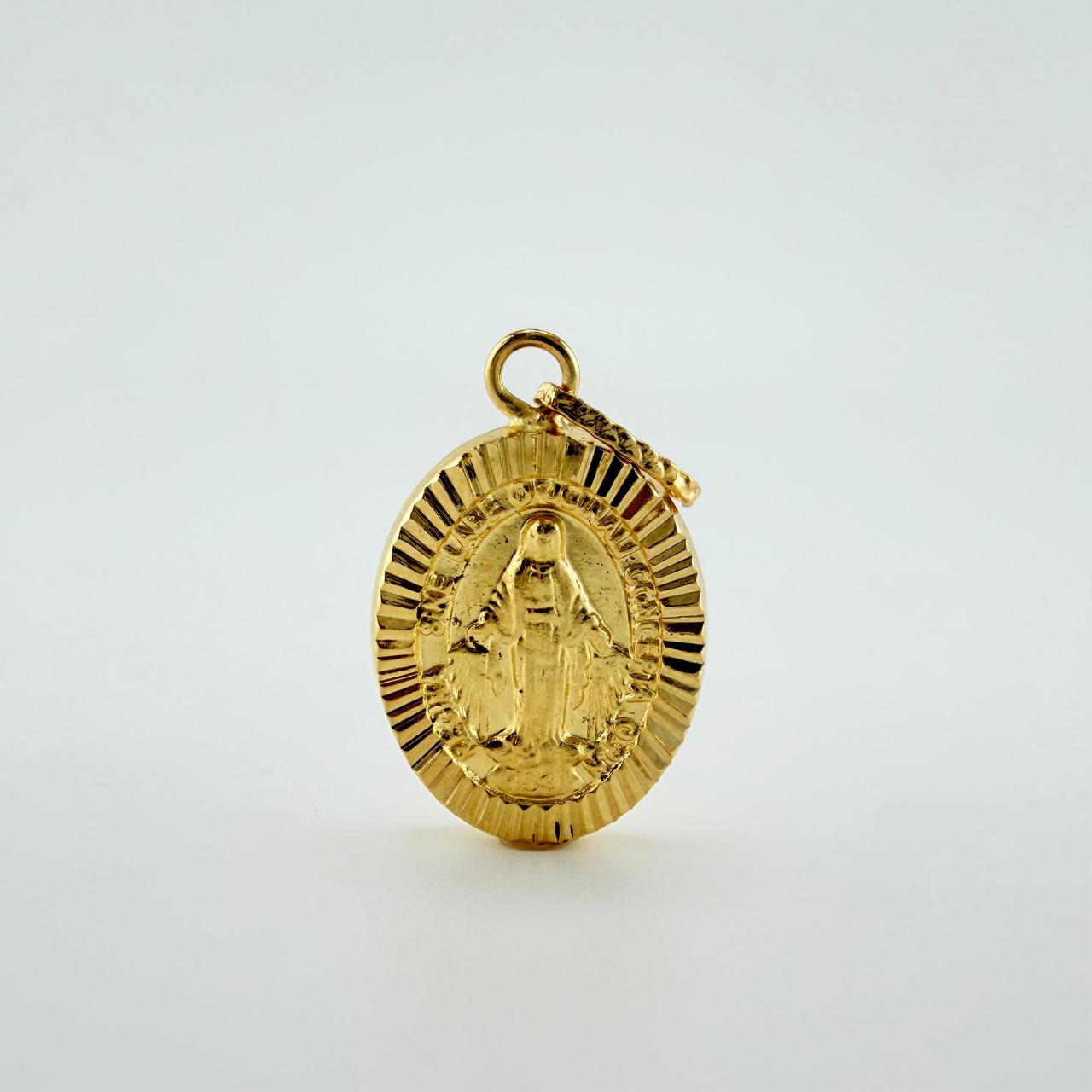 Dije Virgen Milagrosa 1.05gr / 1 in / Oro Amarillo 18K
