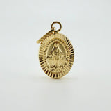 Dije Virgen Milagrosa 0.85gr / 3/4 in / Oro Amarillo 18K