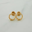 Topos Circulo Tupido 0.9gr / 7.5mm Oro Amarillo 18K %