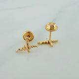 Topos Línea de la Vida 0.7gr / 9.9mm Oro Amarillo 18K %