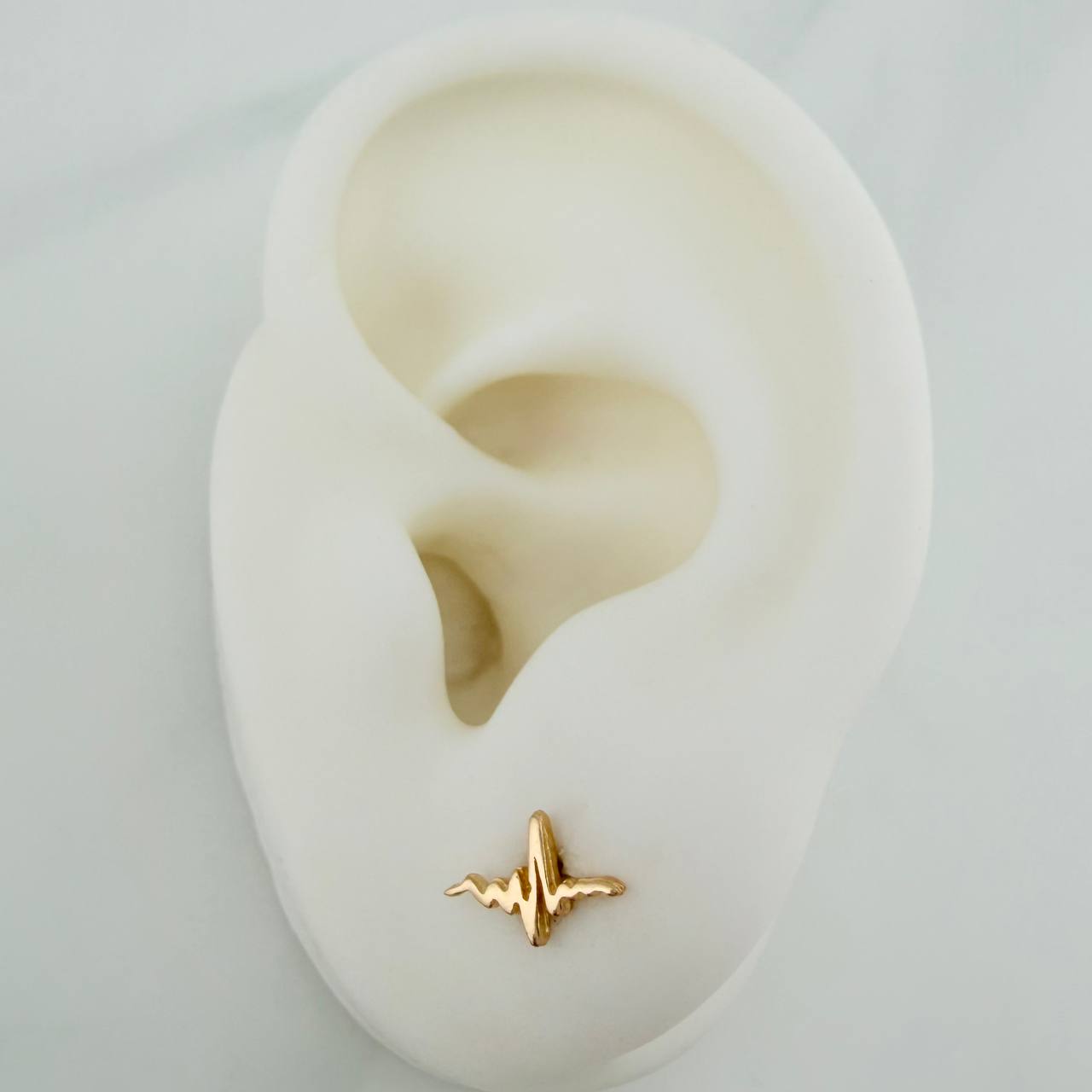 Topos Línea de la Vida 0.7gr / 9.9mm Oro Amarillo 18K %