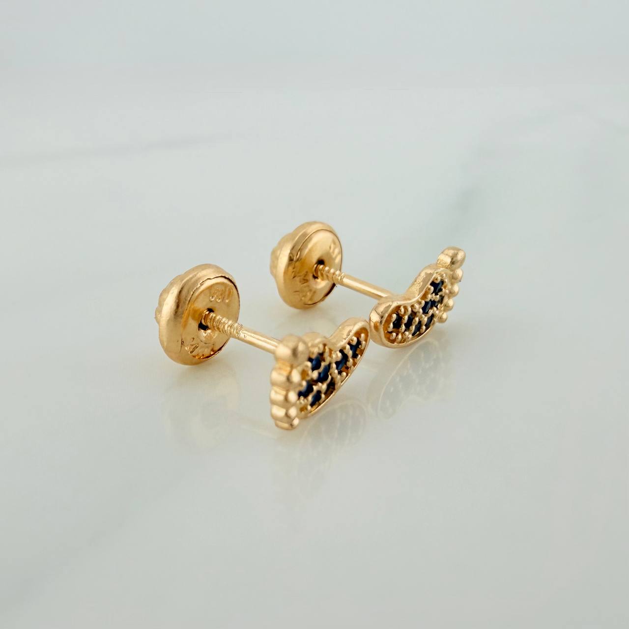 Topos Pies 0.85gr / 4.2mm Oro Amarillo 18K %