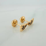 Topos Pies 0.85gr / 4.2mm Oro Amarillo 18K %