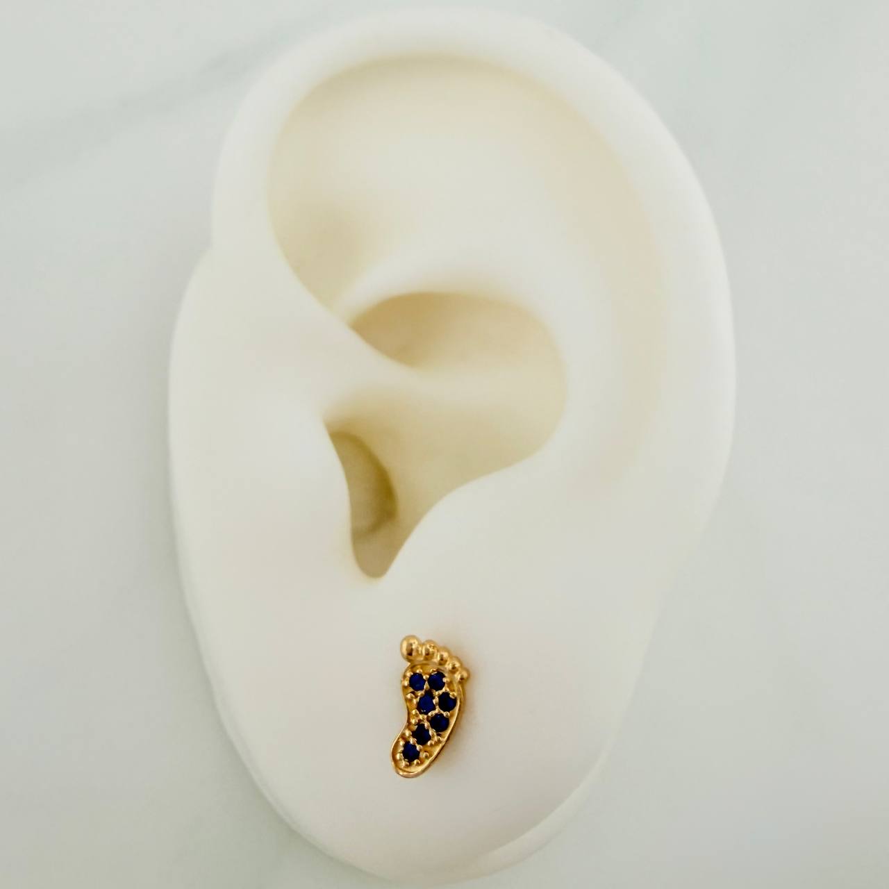 Topos Pies 0.85gr / 4.2mm Oro Amarillo 18K %