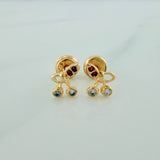 Topos Cerezas 0.75gr / 5.7mm Oro Amarillo 18K %
