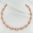 Pulso Rustico X 4.65gr / 7 1/2 in / 4.2mm Oro Rosa 18K &