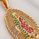 Dije Virgen Guadalupe 5.95gr / 1 1/2 in / Oro Amarillo 18K &