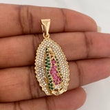 Dije Virgen Guadalupe 5.95gr / 1 1/2 in / Oro Amarillo 18K &