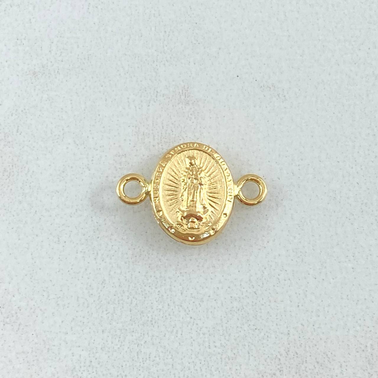 Charm Virgin Guadalupe 0.5gr / 0.6in / Oval-Stamped 18K Gold ©
