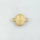 Charm Rosa Mystica Virgin 0.45gr / 0.6in / Die-cut 18K Gold ©