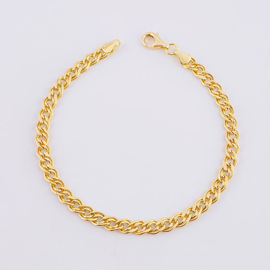 Wheat Bracelet 5.1g / 8 in / 5.1mm Yellow Gold 18K