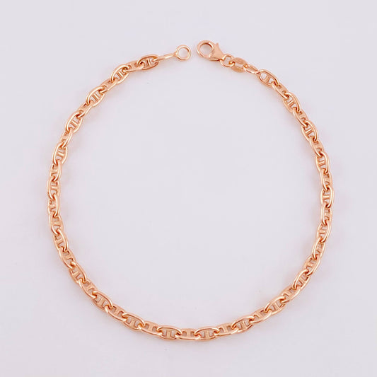Bracelet Marinera 5.35g / 8 1/2 in / 3.95mm Rose Gold 18K