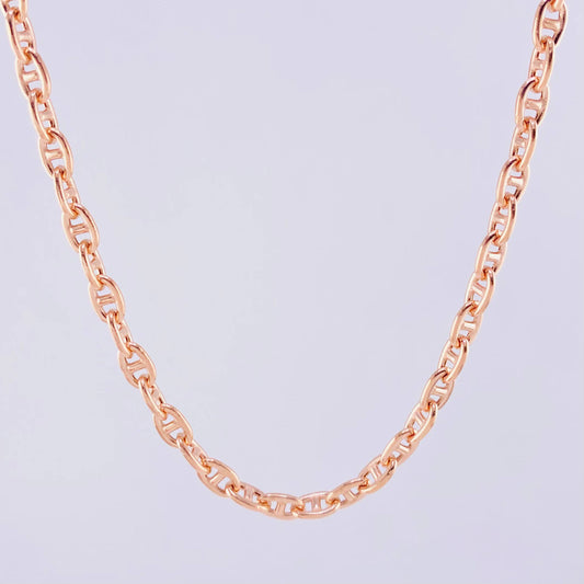 Cadena Marinera 14.5g / 24 in / 3.95mm Oro Rosa 18K