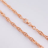 Cadena Marinera 14.5g / 24 in / 3.95mm Oro Rosa 18K