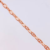 Cadena Marinera 14.45g / 24 in / 3.95mm Oro Rosa 18K