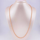 Cadena Marinera 14.45g / 24 in / 3.95mm Oro Rosa 18K