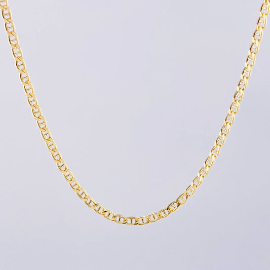 Cadena Escalera 4.3g / 24 in / 2.2mm Oro Amarillo 18K
