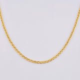 Cadena Escalera 4.25g / 24 in / 2.2mm Oro Amarillo 18K
