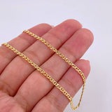 Cadena Escalera 4.3g / 24 in / 2.2mm Oro Amarillo 18K