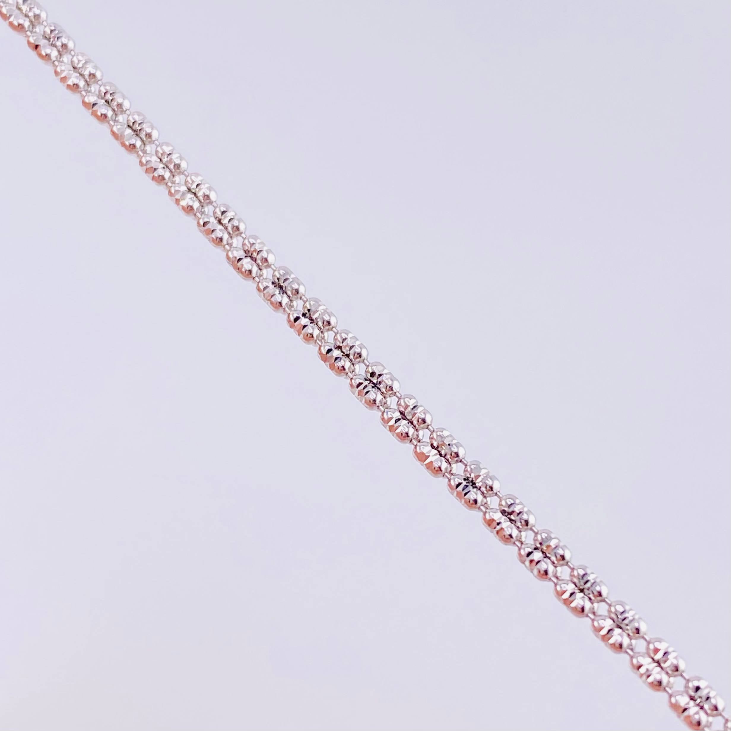 Ice Chain 11.85g / 24 in / 2.4mm 18K White Gold