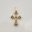 Dije Cruz Gotica 1.2gr / 1 in / Oro Rosa 18K %