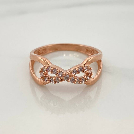 Infinity Ring 1.95gr / T5 3/4 / Rose Gold 18K %