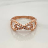 Infinity Ring 1.95gr / T5 3/4 / Rose Gold 18K %