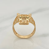Anillo Pantera Filigrana 3.95gr / T9 3/4 / Oro Amarillo 18K %