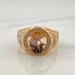 Anillo San Miguel Arcangel 5.15gr / T8 3/4 / Tres Oros 18K %