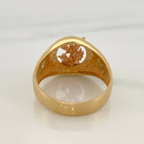 Anillo San Miguel Arcangel 5.15gr / T8 3/4 / Tres Oros 18K %