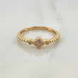 Anillo Trebol 2.05gr / T6 3/4 / Oro Amarillo 18K %