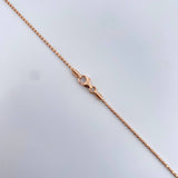 Military Chain 3.05gr / 50.1cm / 1.1mm Diamond Cut Rose Gold +3 18K &