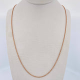 Military Chain 3.05gr / 50.2cm / 1.1mm Diamond Cut Rose Gold +3 18K &