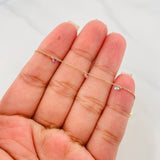 Pulso Modulable Aro Seguido 1.2 g / 7 3/4 in - 6 3/4 in / 1 mm Oro Amarillo 18K