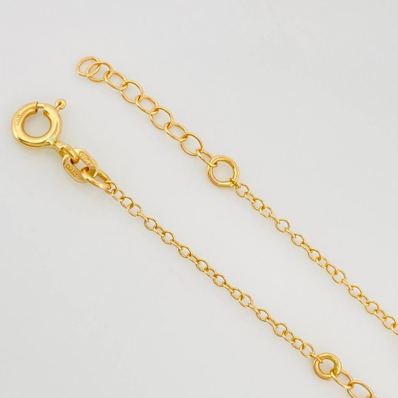 Modular Bracelet Classic Link Heart Pendant 1.35 g / 6 3/4 in - 6 1/4 in / 1 mm 18K Yellow Gold