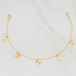 Pulso Modulable Aro Seguido Trebol 1.4 g / 7 3/4 in - 6 3/4 in / 0.8 mm Oro Amarillo 18K
