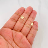 Pulso Modulable Aro Seguido Trebol 1.45 g / 6 in - 7 in / 0.8 mm Oro Amarillo 18K