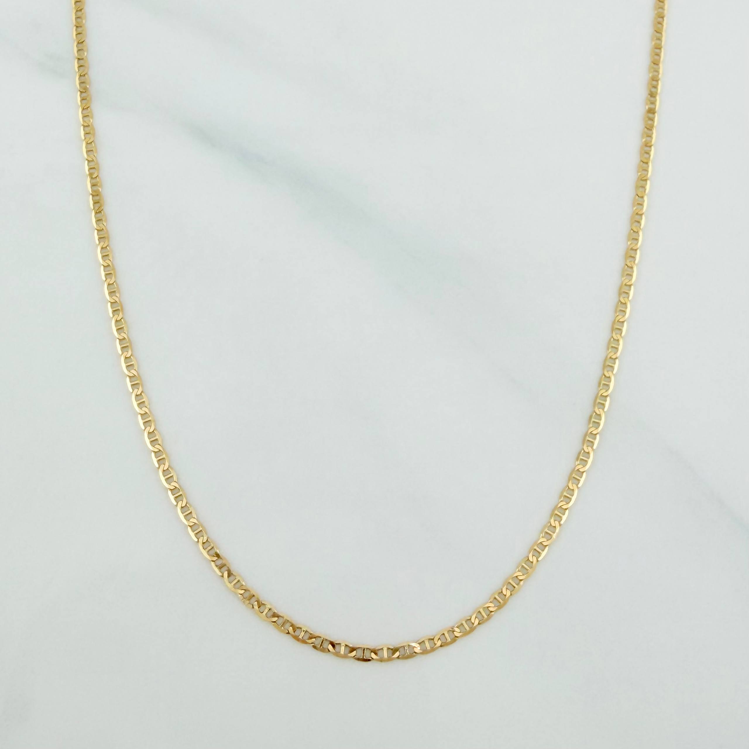 Cadena Escalera 2 g / 19 3/4 in / 1.45 mm Oro Amarillo 18K