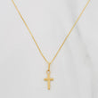 Set Cadena Veneciana + Dije Cruz / 1.35 g / 17 3/4 in Oro Amarillo 18K