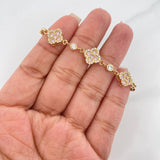 Pulso Trebol 10.15 g / 6 3/4 in / 4.1 mm Oro Amarillo 18K