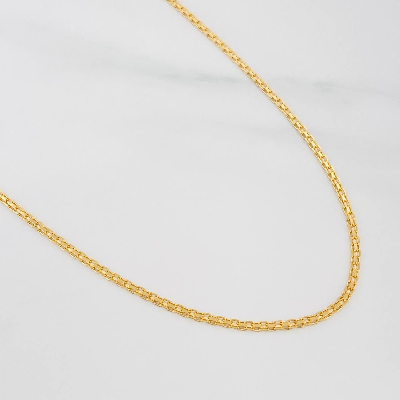 Cadena China 3.15g / 45cm / 1.45mm Oro Amarillo 18K