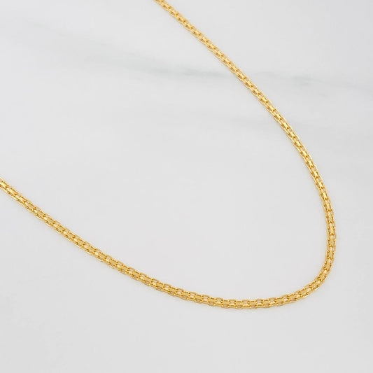 Cadena China 3.1 g / 45 cm / 1.7 mm Oro Amarillo 18K