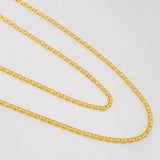 Bismark Chain 2.8g / 16 in / 1.45mm Yellow Gold 18K