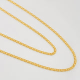 Cadena China 3.15g / 45cm / 1.45mm Oro Amarillo 18K