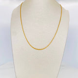 Cadena China 3.15g / 45cm / 1.45mm Oro Amarillo 18K