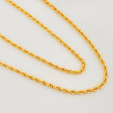 Cadena Lazo 3 g / 20 in / 2.19 mm Oro Amarillo 18K